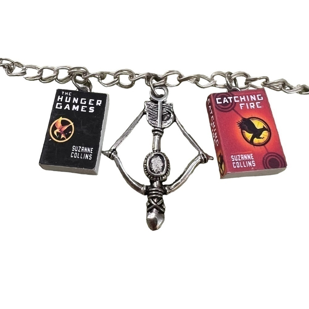 HUNGER GAMES Trilogy Miniaturized Charm Bracelet​​​​​​​​​​​​​​​​